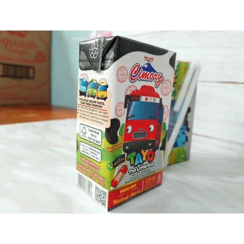 

SUSU CIMORY TAYO MARIE Uk 125 ml ( lebih jumbo ) Isi 40 Exp aman