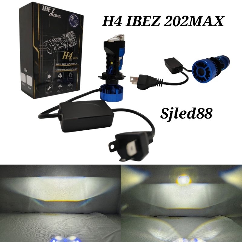 Lampu Utama H4 MOBIL dan MOTOR - H4 Led IBEZ 202MAX