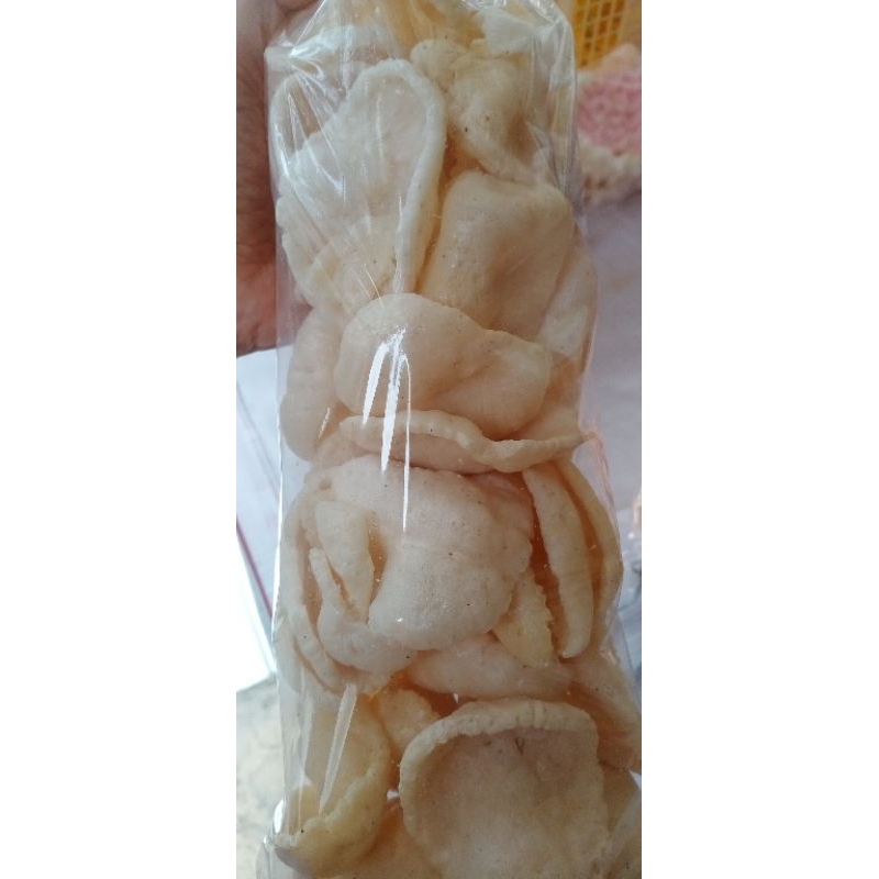 

Kerupuk Usek Udang / Kerupuk Tayamum/ Kerupuk goreng tanpa minyak