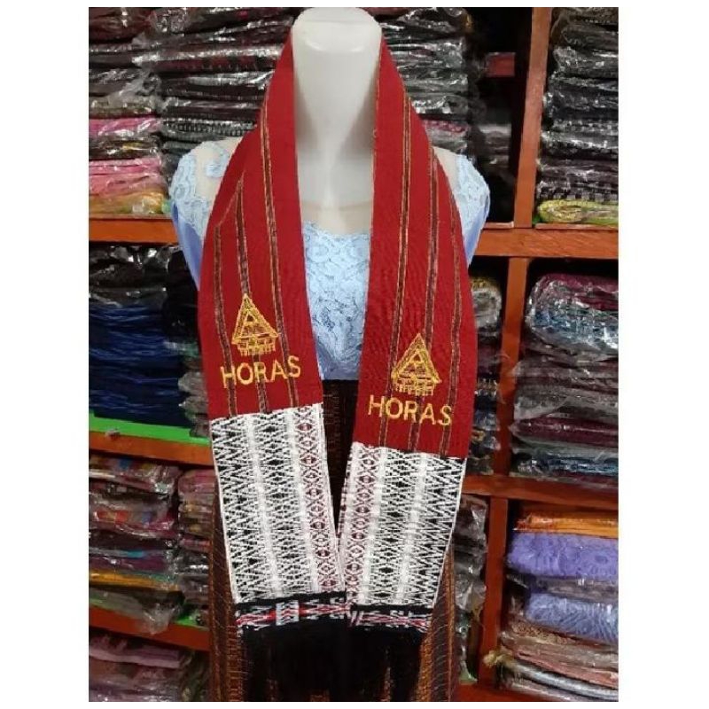 STOLA ULOS PUCCA HORAS ETNIK BATAK