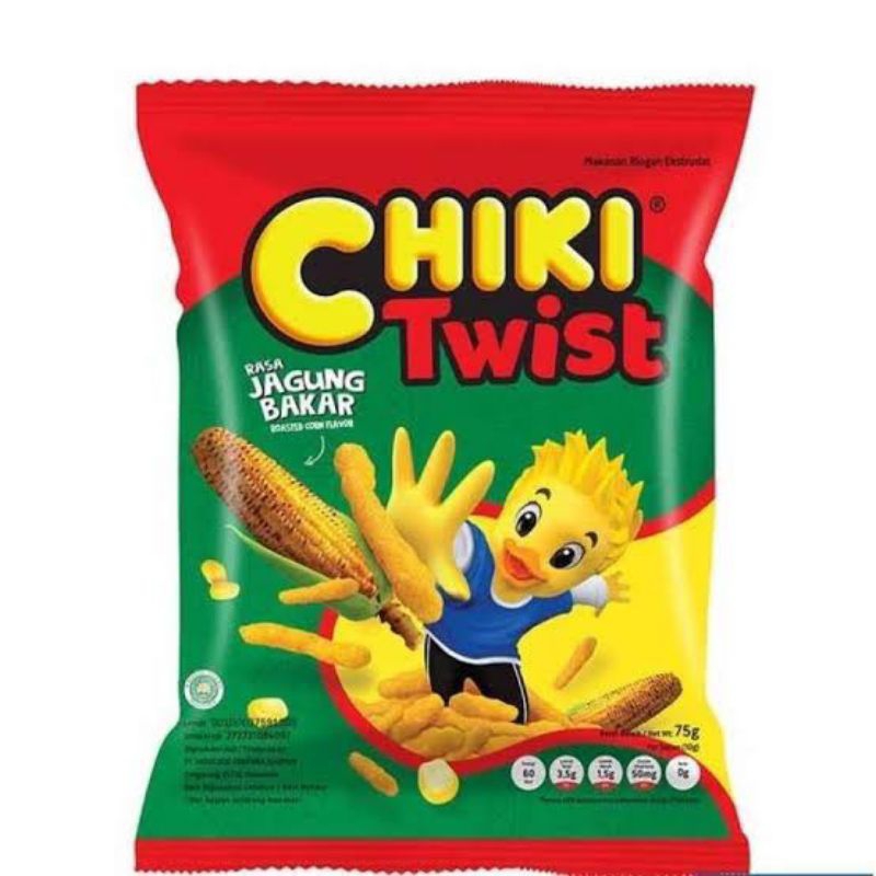 

Chiki Twist Roasted Corn / Chiki Twist Rasa Jagung Bakar 22.5gr