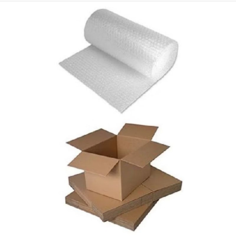 

Packing tambahan kardus + bubble wrap
