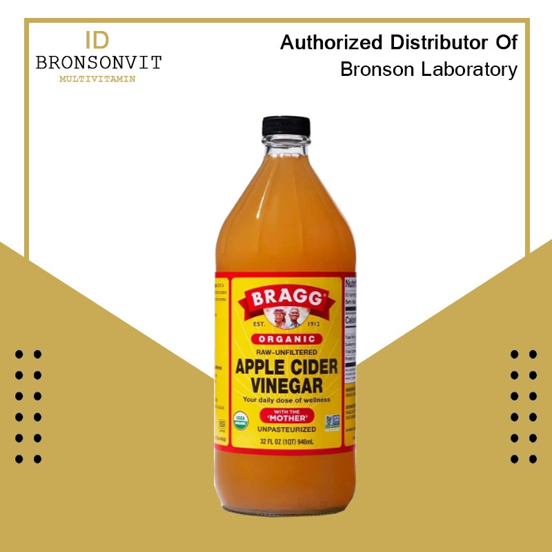 

Bragg Organic Apple Cider Vinegar with The 'Mother' Raw-Unfiltered 946 ml 946ml
