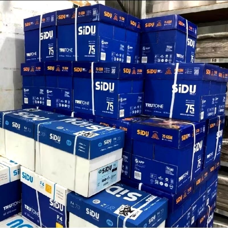 

1 Dos isi 5 Rim Kertas HVS SIDU A4, A4s, F4, Kertas Print dan Kertas Foto Copy