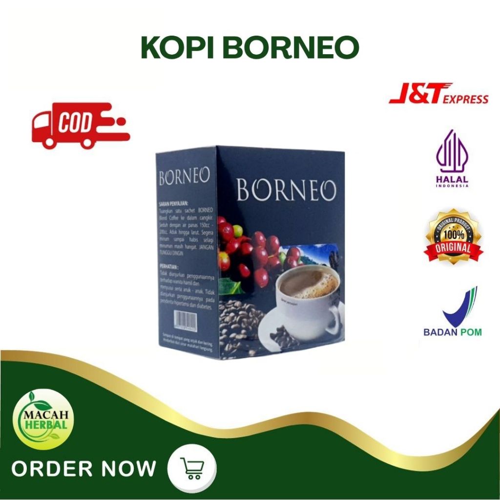 

[ TERLARIS ] KOPI BORNEO ISI 10 SACHET KOPI HERBAL KUAT TAHAN LAMA BPOM | KOPI HERBAL STAMINA PRIA ORIGINAL PLUS GINGSENG