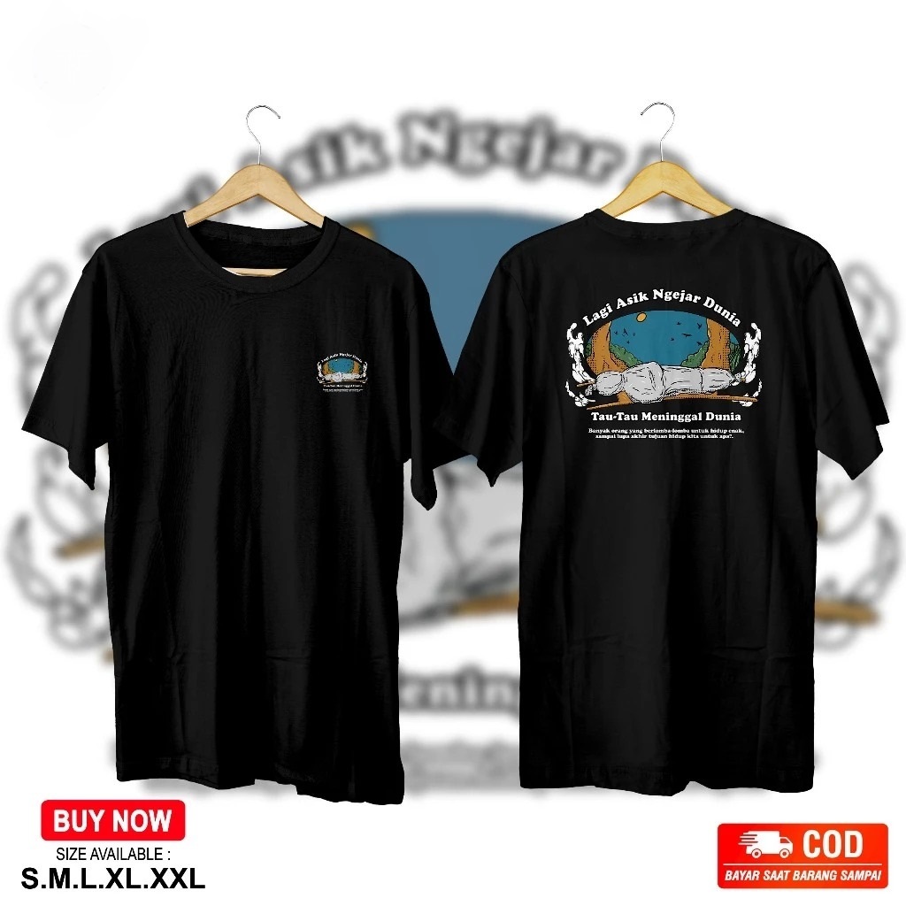 KAOS Lagi Asik Ngejar Dunia KAOS DISTRO Lagi Asik Ngejar Dunia KAOS PRIA WANITA