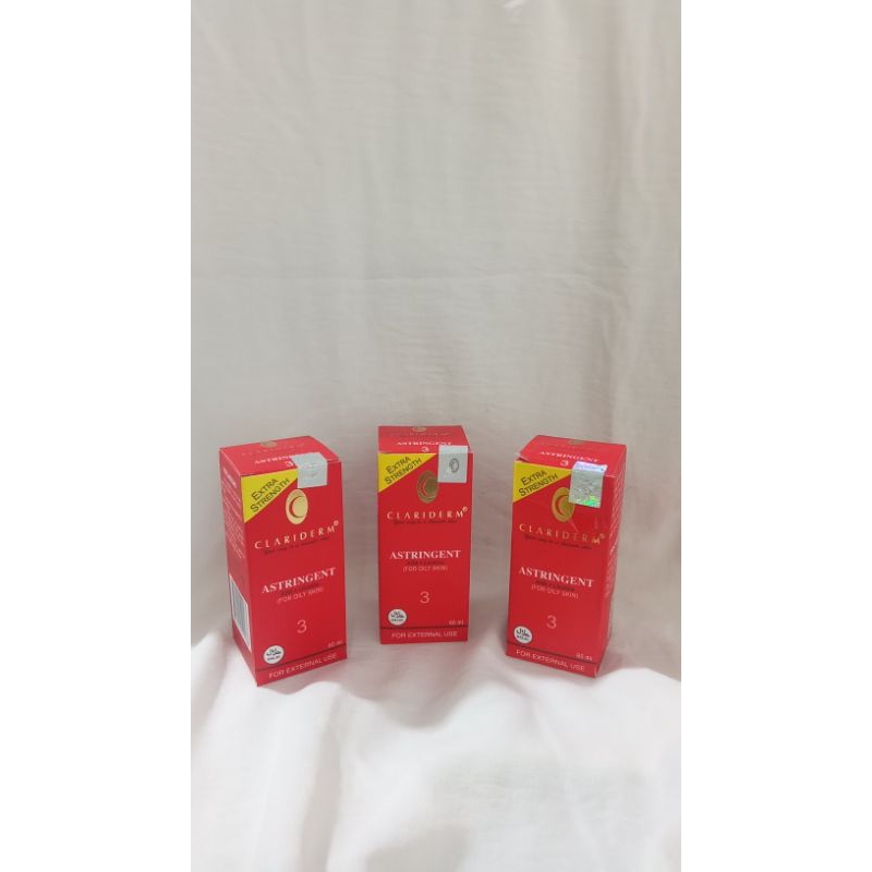Clariderm toner
