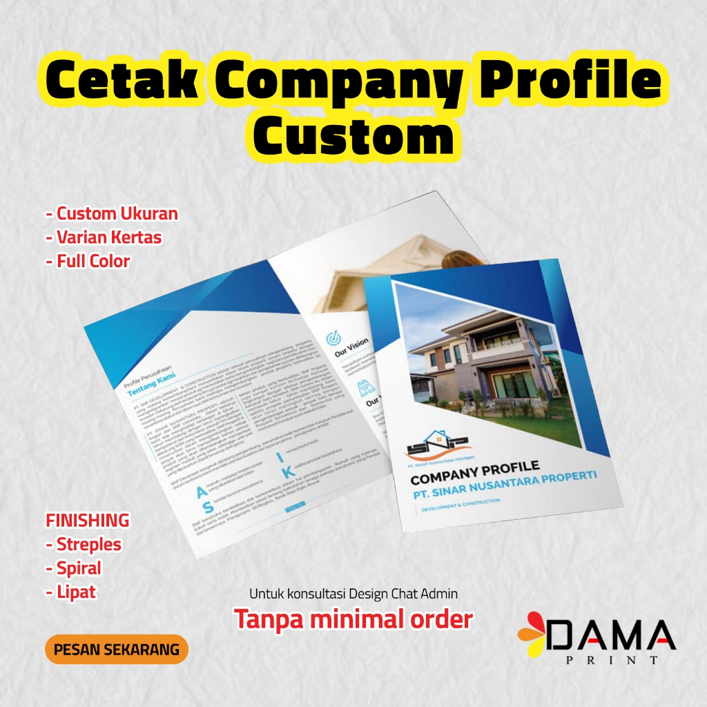 DAMA Print Cetak Company Profile Custom