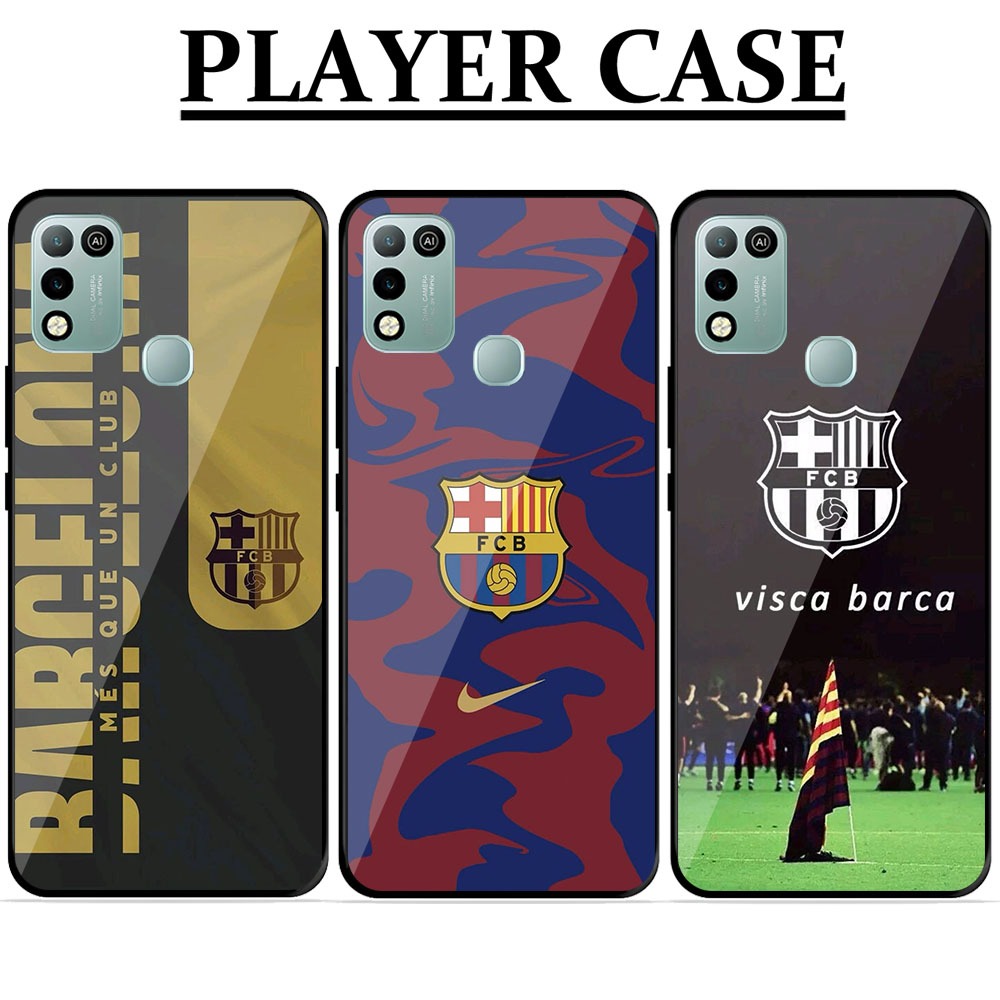 PLAYER CASE GLOSSY PREMIUM MOTIF KLUB BL UNTUK TYPE INFINIX HOT 10 PLAY HOT 10 HOT 10S HOT 11 PLAY H