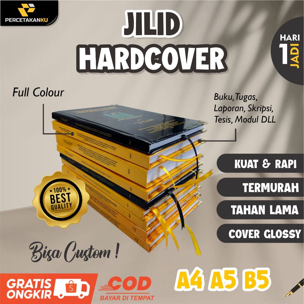 JILID HARDCOVER SKRIPSI/TESIS/DOKUMEN DLL