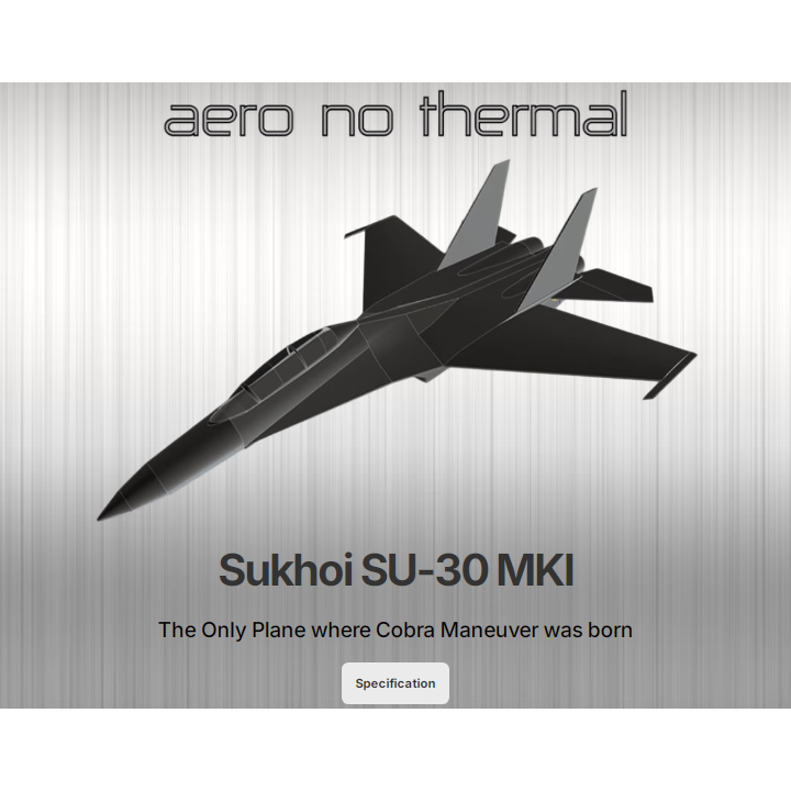 CNC KIT Puzzle RC Pesawat Sukhoi SU 30 Flanker Aero No Thermal | SU30 SU 30 VS F22 RAPTOR VS SU 57