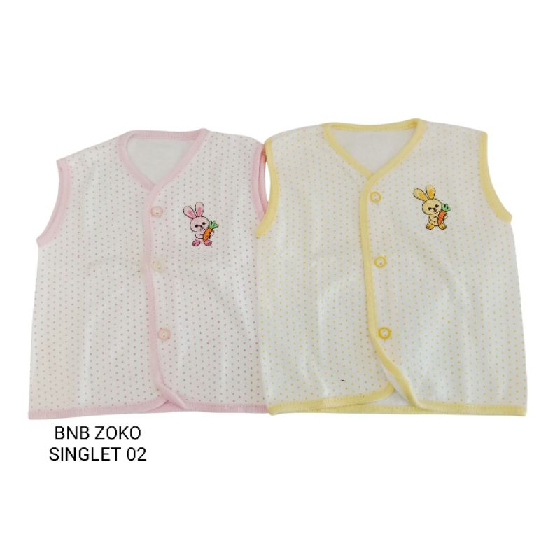 Baju Bayi Baru Lahir tanpa Lengan singlet Atasan kutungan Piyama Bayi Newborn Baju Tidur Bayi Baju b
