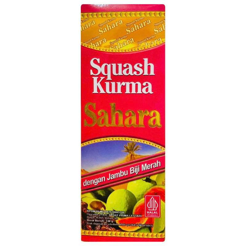 

Squash Sari Kurma SAHARA plus jambu biji 330gr