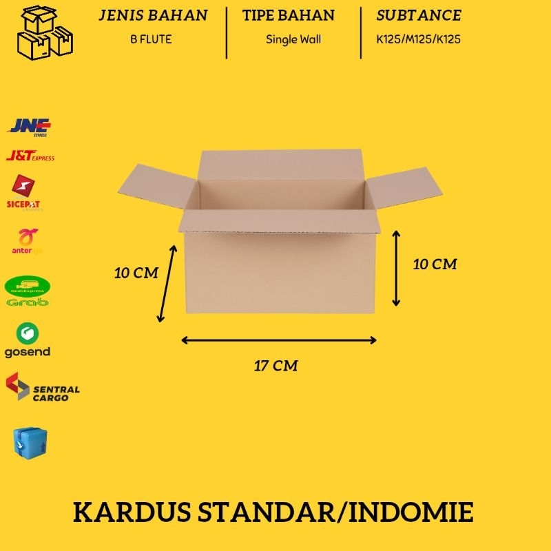 

Kardus Ukuran 15x10x10 cm | Karton Box | Dus Packing | Kardus Standar | Kotak Karton