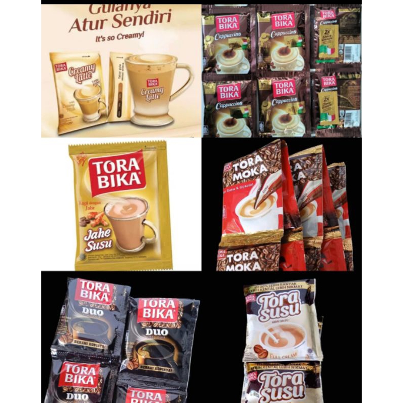 

KOPI TORABIKA ANEKA MACAM KOPI - TORABIKA CAPPUCINO/MOKA/TORA SUSU/TORABIKA DUO