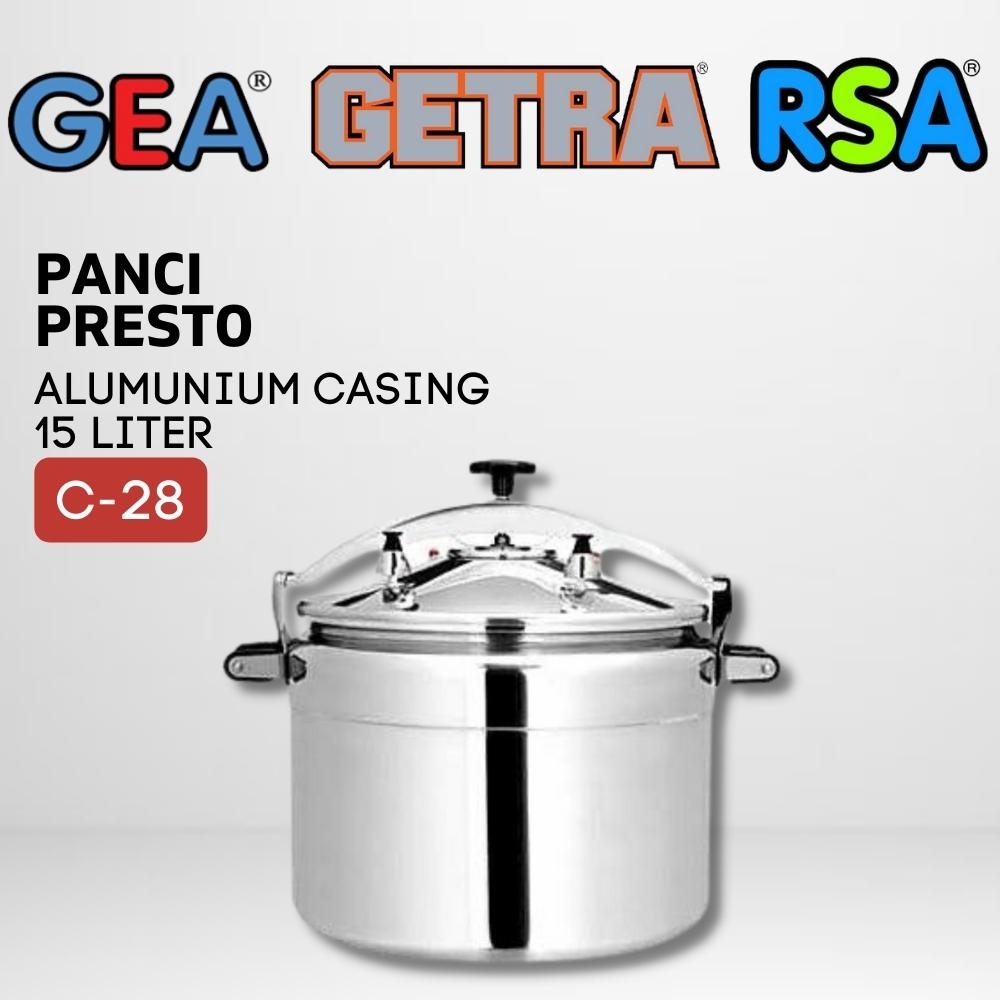 PRESSURE COOKER GETRA / PRESTO GETRA C24 = 7L / PRESTO GETRA C28 = 15L / PRESTO GETRA C32 = 24L