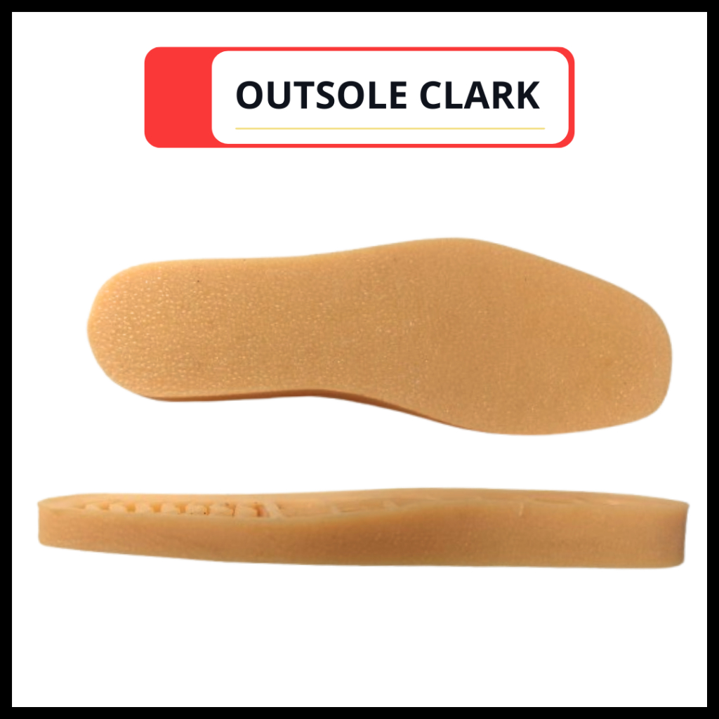 Sol Clark Sepatu Casual - Outsole Karet Clark - Rubber Sole