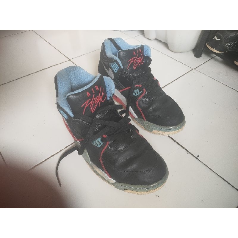 sepatu Nike airflight ori second bahan kulit Asli no.42