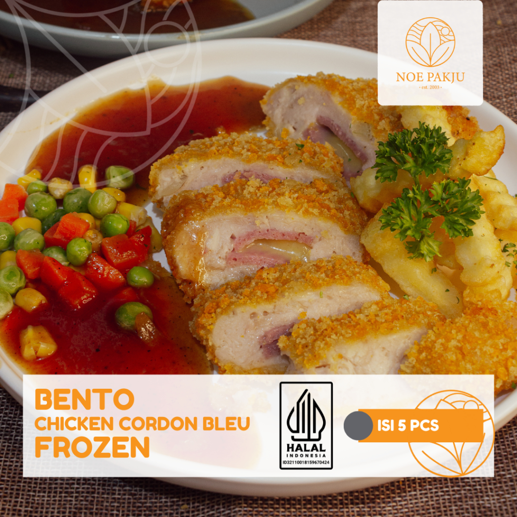 

Bento Chicken Cordon Bleu Frozen Ala Noe Pakju