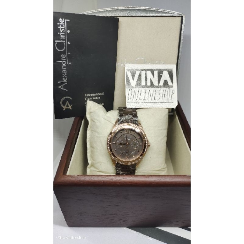 Jam tangan wanita Alexandre christie AC 2644 AC2644 original
