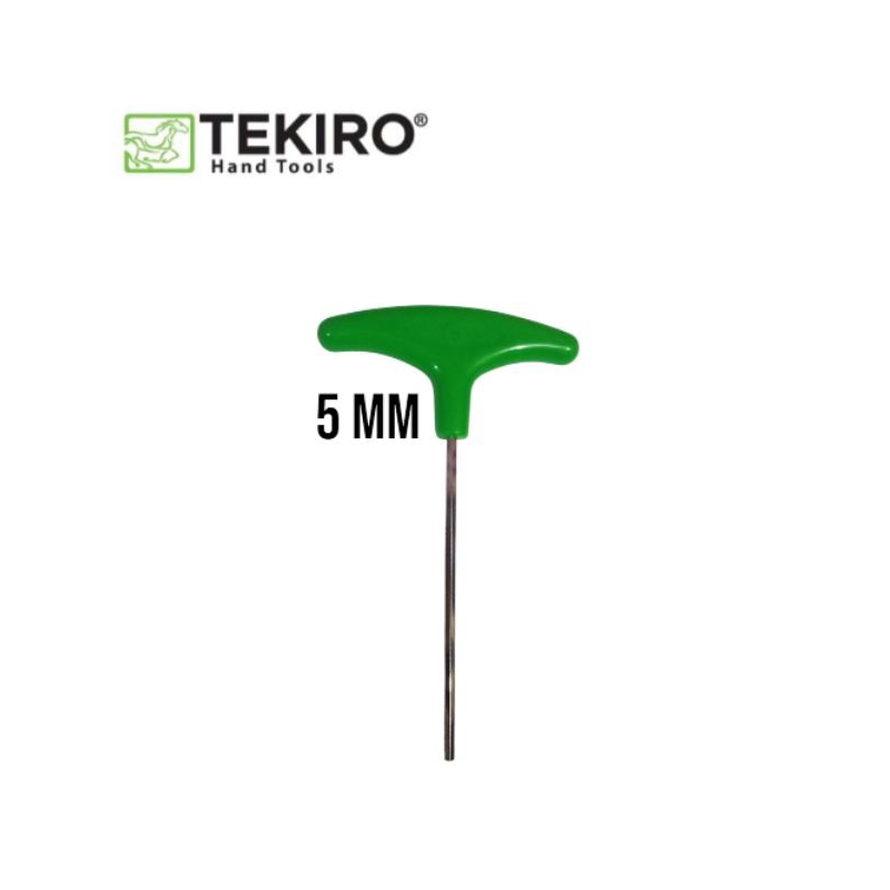 Tekiro Kunci L Model T Satuan 3mm,4mm,5mm/kunci L Gagang T 3.4.5 MM