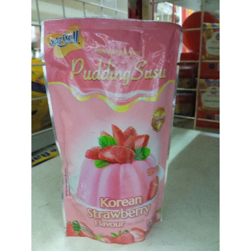 

Nutrijell Pudding susu Korea Strawberry