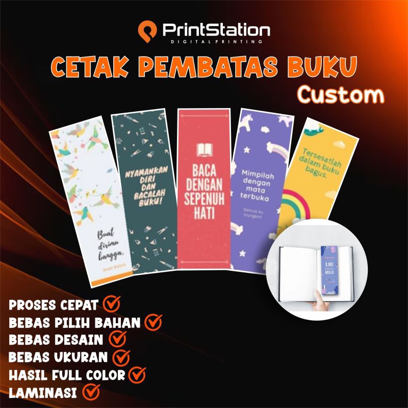 

PEMBATAS BUKU CUSTOM / DIVIDER / INDEX CARD CUSTOM / MARKAH BUKU CUSTOM