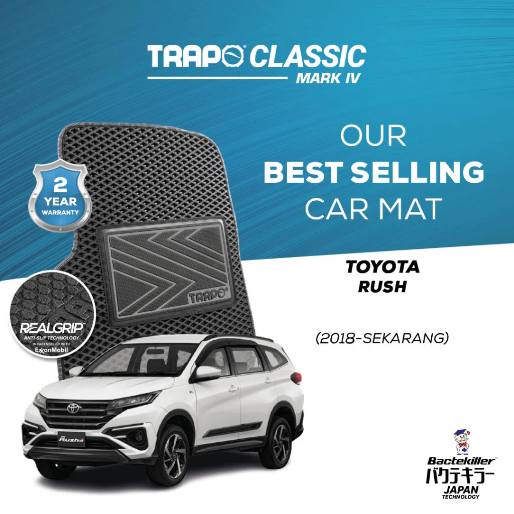 Karpet Mobil Trapo Toyota Rush (2018-Sekarang) Karpet Mobil Rush Fullset