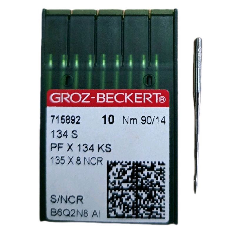 jarum PF mesin jahit kulit PF x 134 nomor 14 S/NCR GROZ BECKERT