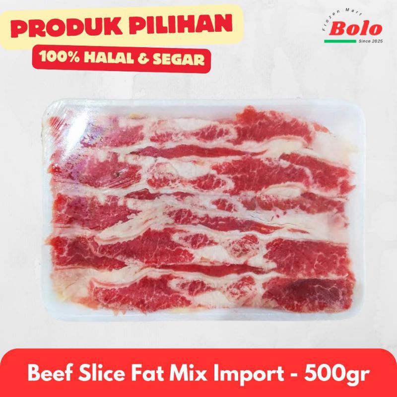 

Beef Slice Fat/Lemak - Slice Yoshinoya Import AUS - 500gr