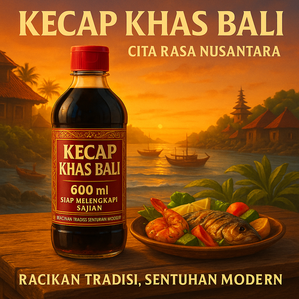 

[ NORMAL SIZE ] Soy Sauce Khas Karangasem – Gurih & Otentik 600Ml