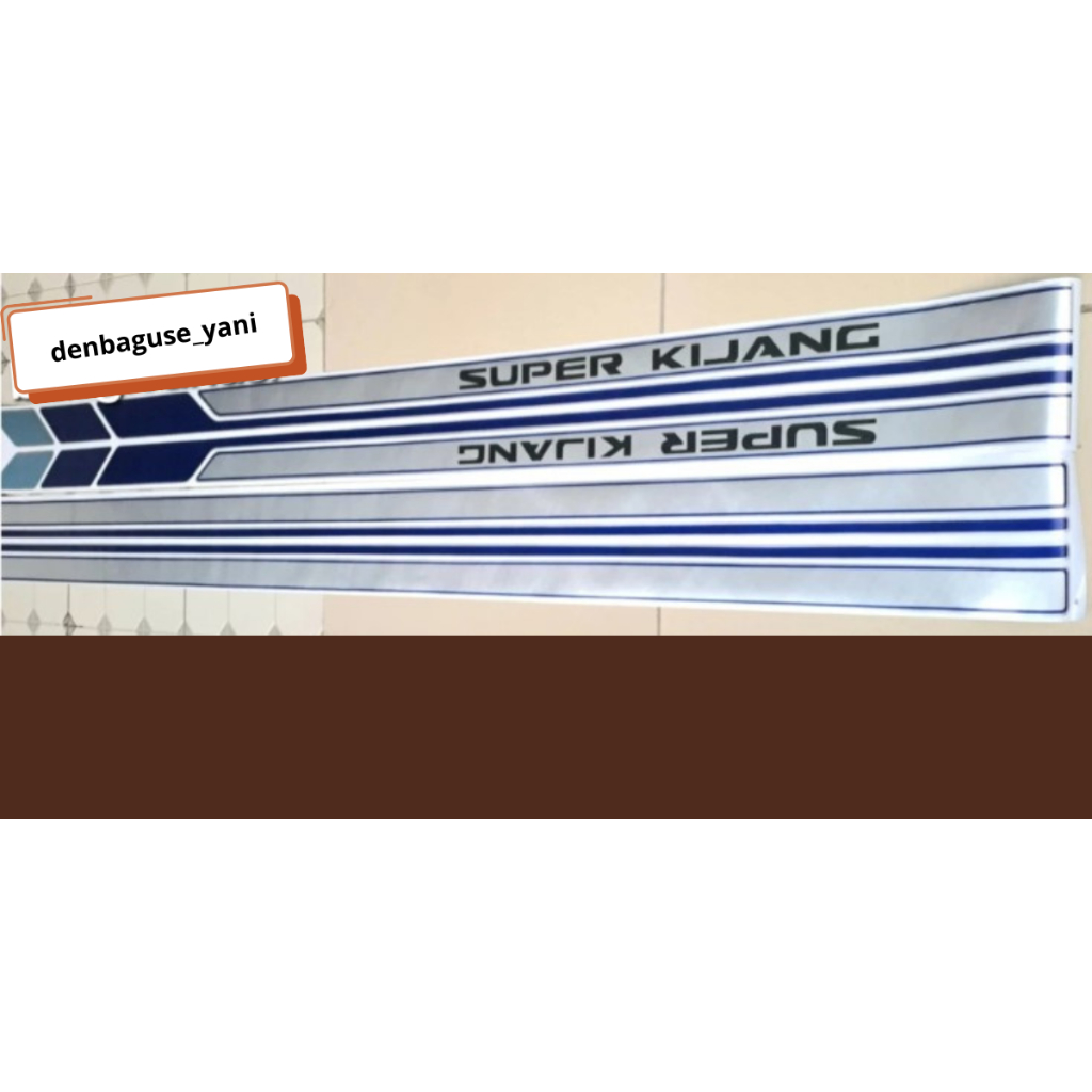 Stiker List Body Kijang Super Lama Long short / sticker kijang super / stiker kijang super