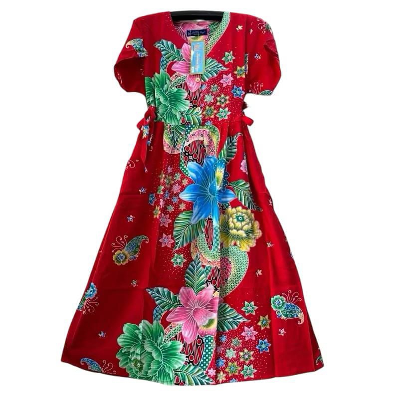 DASTER 47 TALI SAMPING KENCANA UNGU TERBARU/DASTER BATIK KENCANA UNGU  LEBEL BIRU  DASTER KEKINIAN T