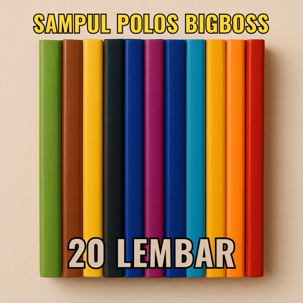 

BIG BOSS | BOXY | 20 LEMBAR | SAMPUL BUKU WARNA WARNI BOXY BIG BOSS | TERMURAH DAN TERLARIS
