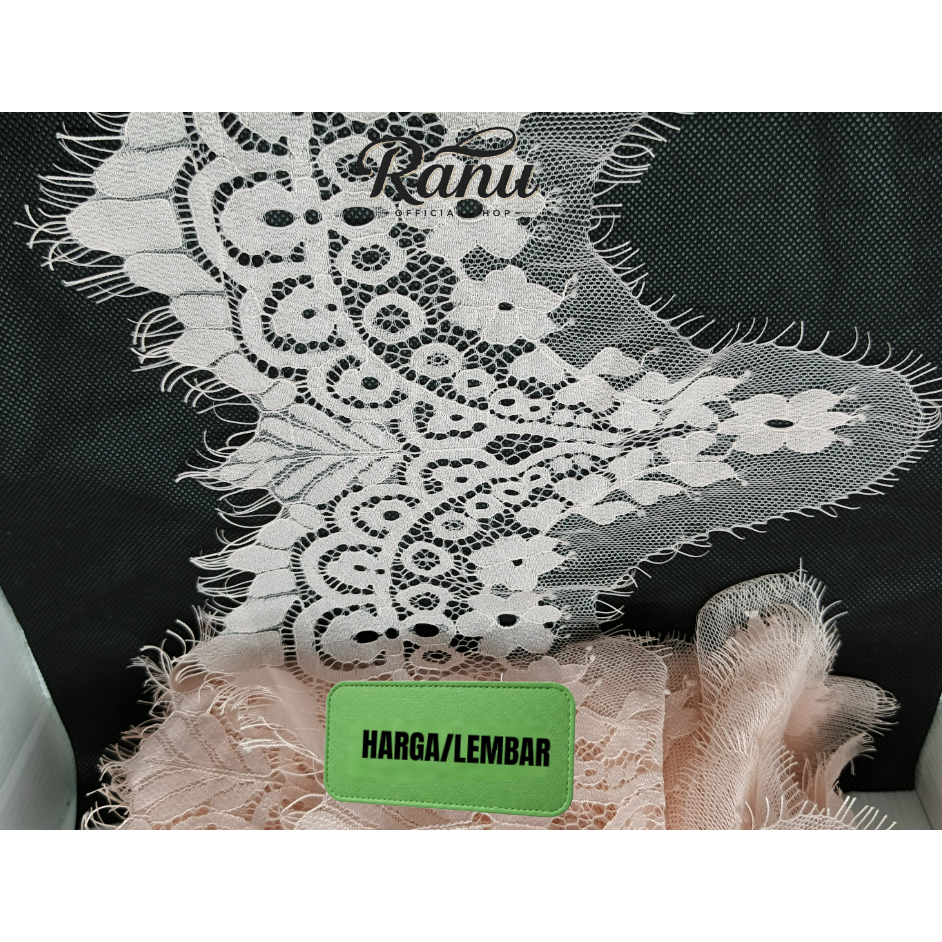 RENDA - RENDA BURKAT _RENDA BAJU -RENDA KUMIS MEWAH PREMIUM QUALITI - RENDA PARIS - RENDA MURAH 19rb