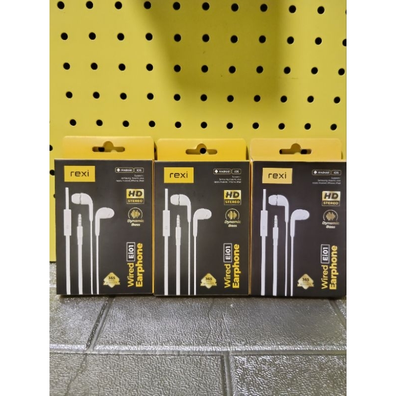 Earphone Wired Ei01 Rexi