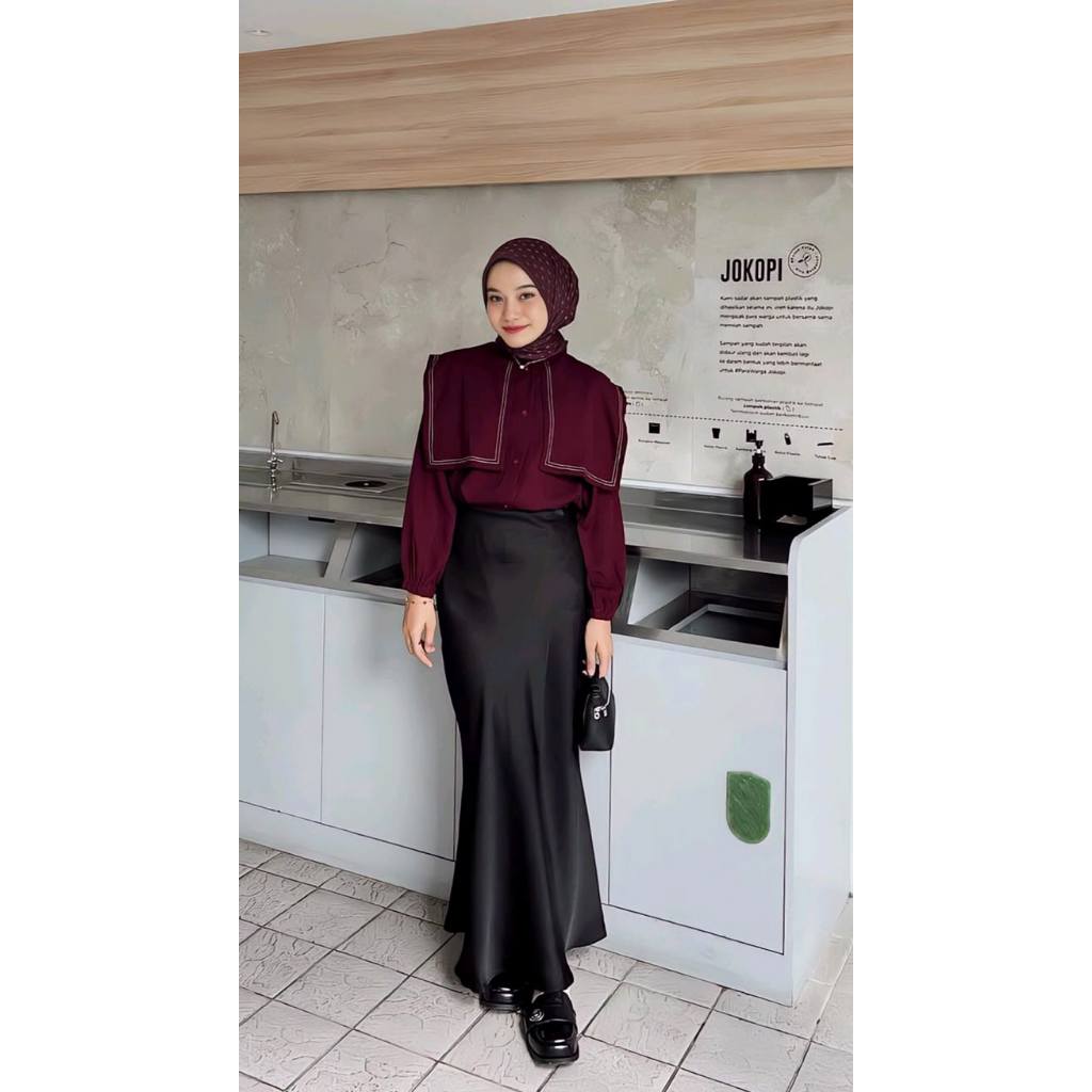 [ PROMO ] SATIN SILK MODEL DUYUNG / ROK SATIN SILK  GRADE A