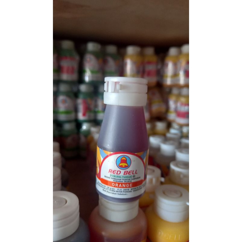 Pewarna makanan orange Red Bell 30gram/ Pewarna makanan