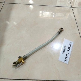 S195/1100 FUEL PIPE W/COCK NEPEL KRAN BENING