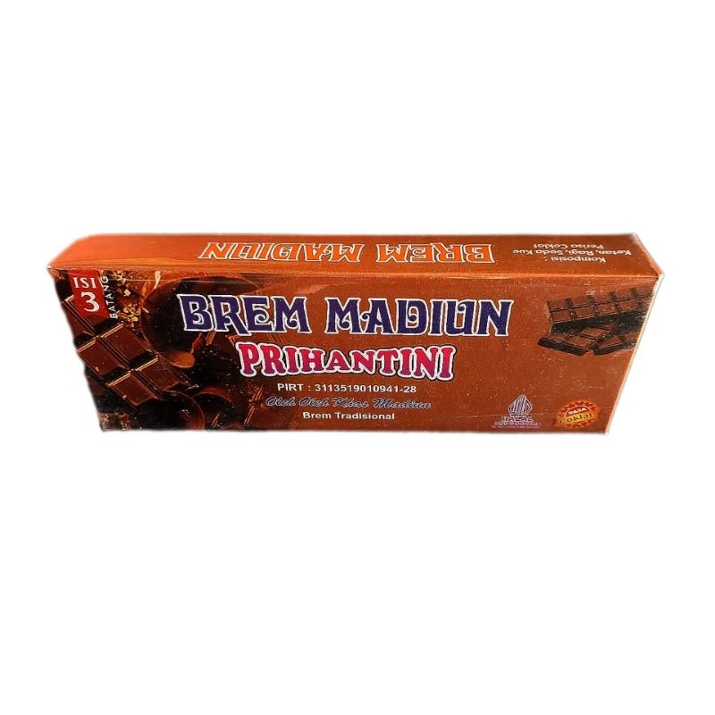 

Brem Rasa Coklat Prihatini Asli Madiun 3 Batang Krenyes Camilan Tradisional