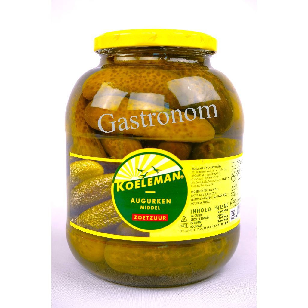 

Acar Mentimun / Dill Gerkins / Dill Gerkins Pickles Koeleman 1.415ml
