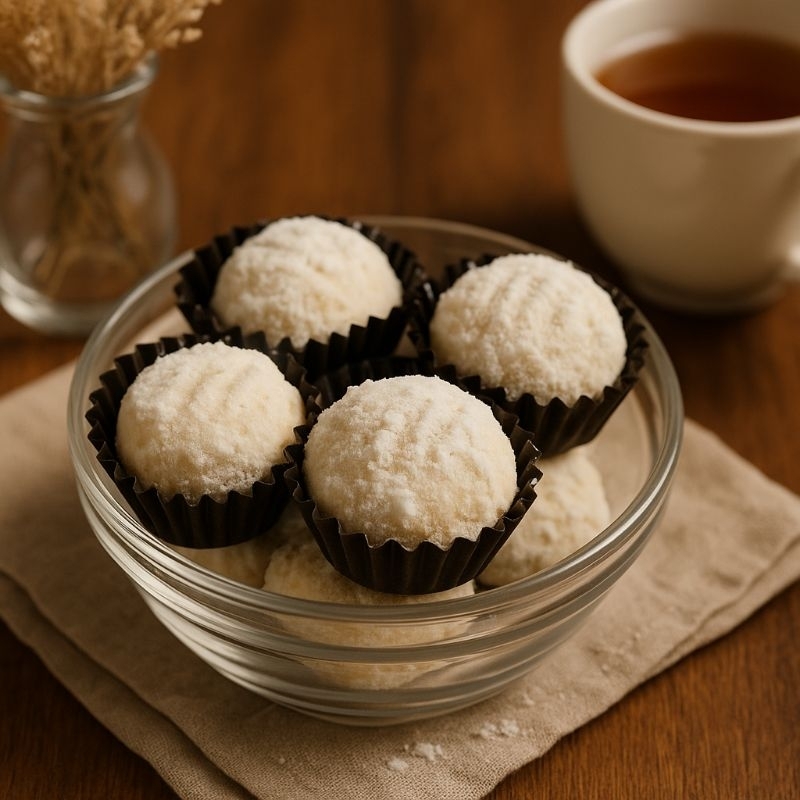 

Puteri Salju Kacang 200 gram Kue Kering Klasik Lebaran by Saturasa Bandung Cemilan Manis