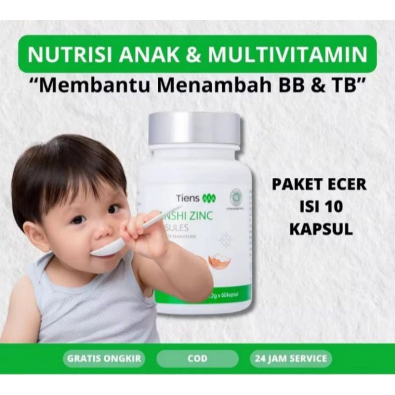 Tianshi Zinc capsule vitamin penambah nafsu makan anak