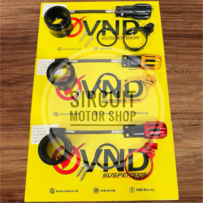 VND PRELOAD ADJUSTER SHOCK & VND PRELOAD SHOCK