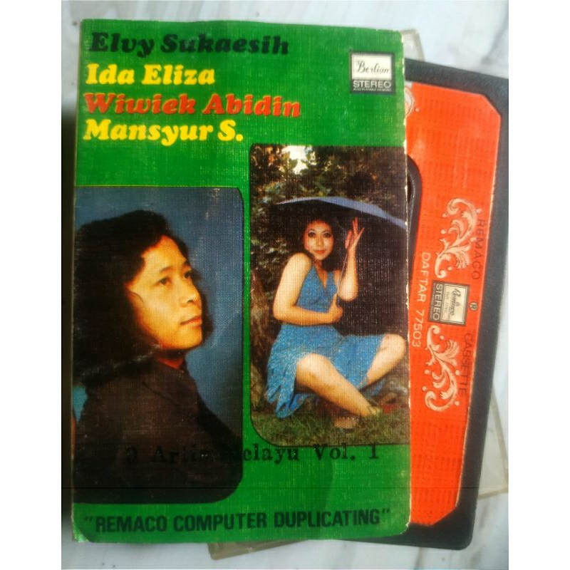 Audio kaset pita Original Dangdut Melayu bersama Elvy Sukaesih Mansyur S Ida Eliza dkk