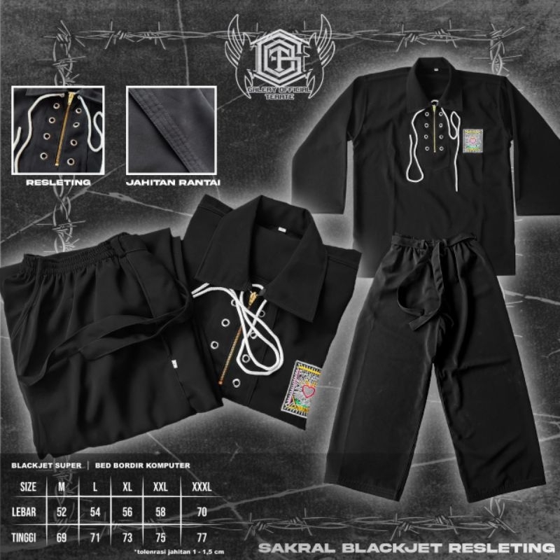 SAKRAL WARGA PSHT RESLETING // SAKRAL WARGA RESLETING BAHAN JETBLACK SUPER // SAKRAL WARGA RESLETING