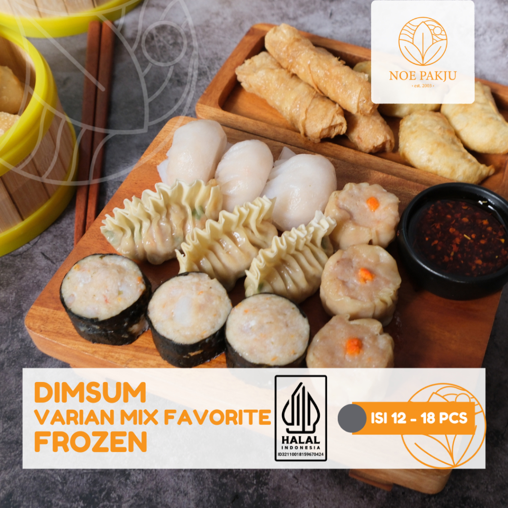 

Dimsum Mix Favorite Frozen Ala Noe Pakju