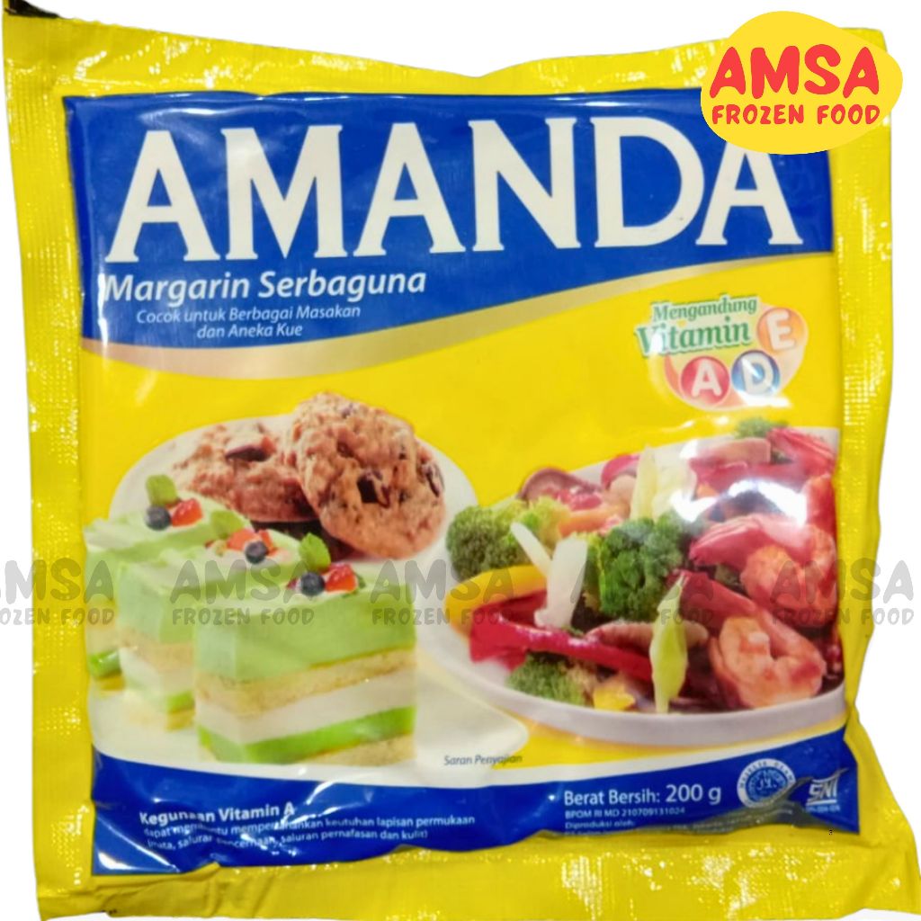 

MENTEGA AMANDA 200 GRAM - MARGARIN AMANDA