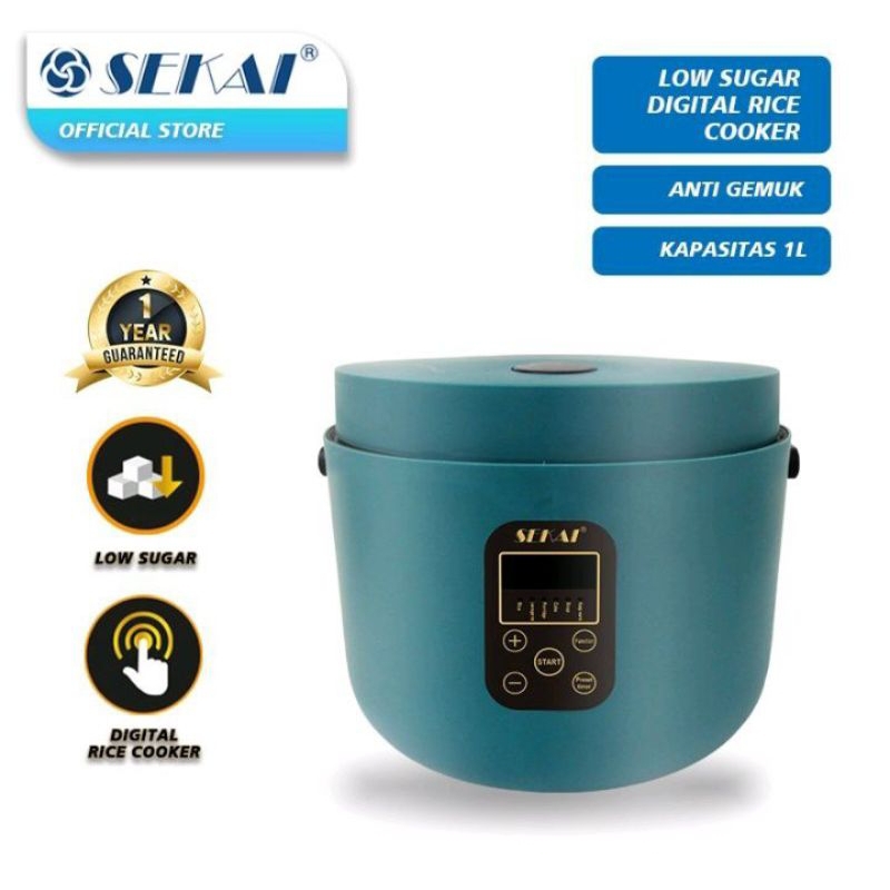 Digital Rice Cooker Low Carbo / Sugar 1,2L SEKAI