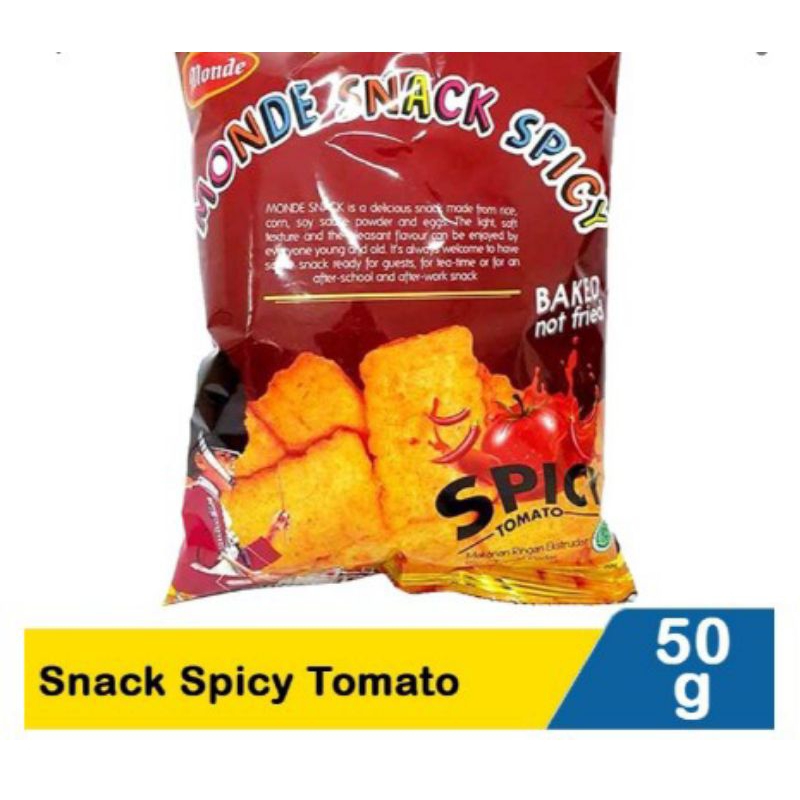 

monde snack spicy tomato